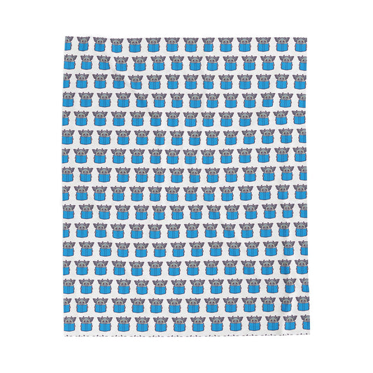 Book Gargoyle Throw, Cozy Reading Velveteen Plush Blanket - Reading Gargoyle