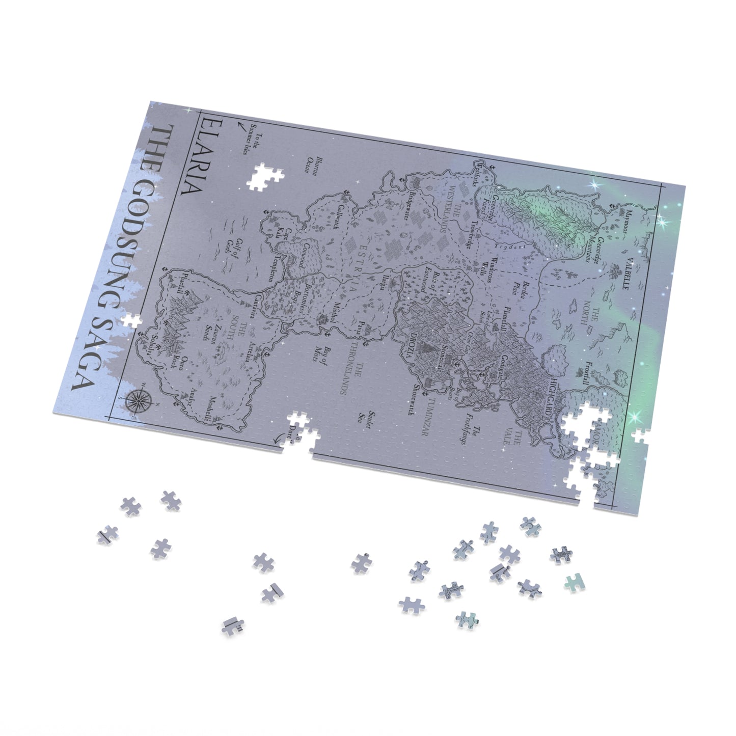 Elaria Map Puzzle - 1000 pcs