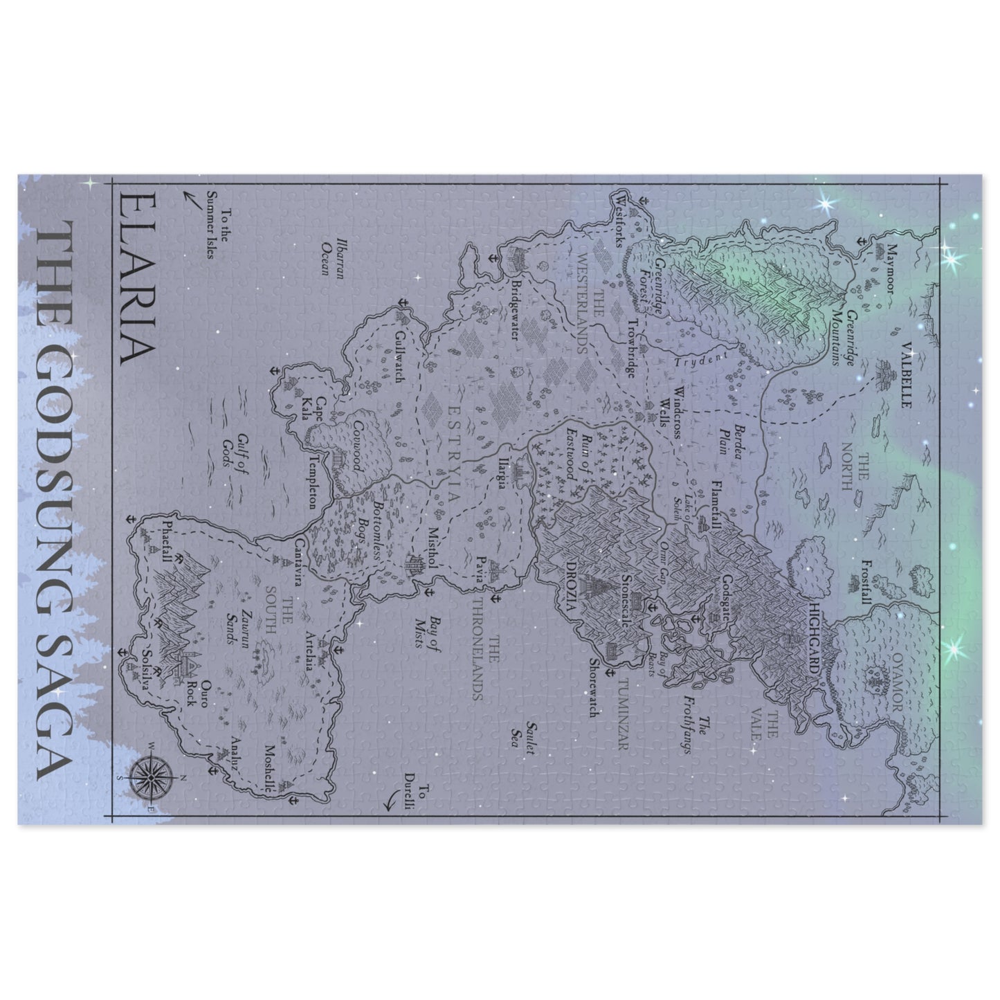 Elaria Map Puzzle - 1000 pcs