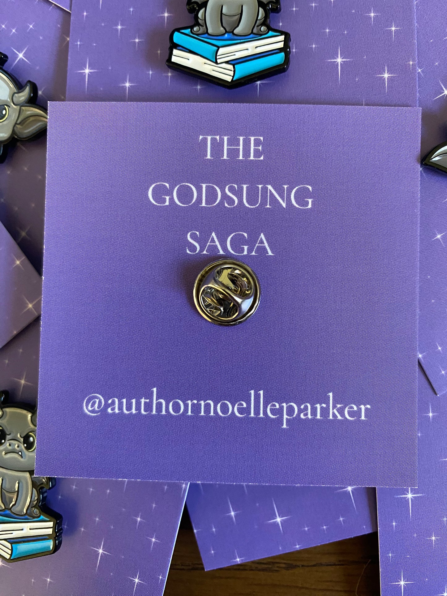 Book Gargoyle Enamel Pin