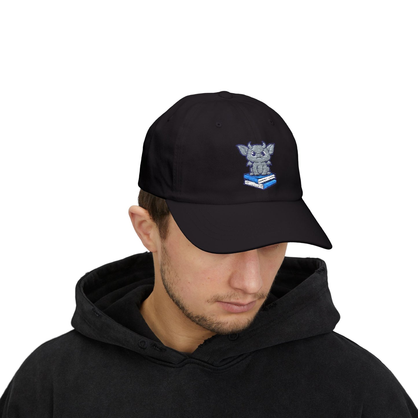 Embroidered Book Gargoyle Hat - Global Fulfillment Available