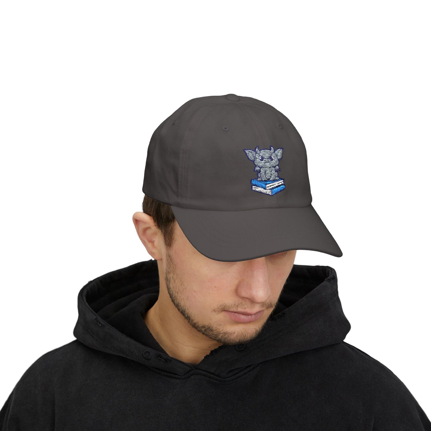 Embroidered Book Gargoyle Hat - Global Fulfillment Available