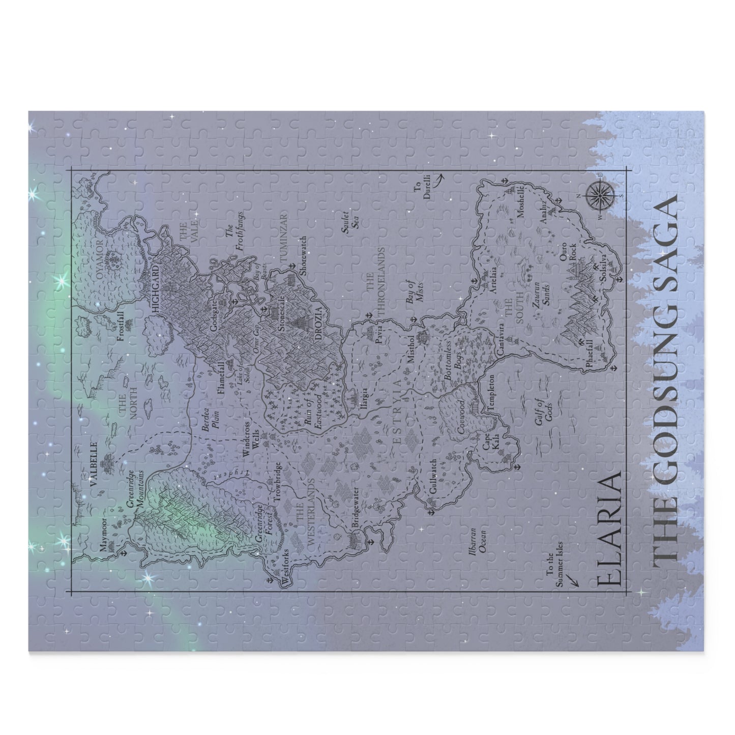 Elaria Map Puzzle - 500 pieces